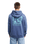 The Quiksilver Mens Salt Water Palm Rise Hoodie in Vintage Indigo