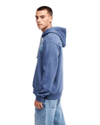 The Quiksilver Mens Salt Water Palm Rise Hoodie in Vintage Indigo
