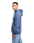 The Quiksilver Mens Salt Water Palm Rise Hoodie in Vintage Indigo