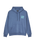 The Quiksilver Mens Salt Water Palm Rise Hoodie in Vintage Indigo