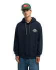 The Quiksilver Mens Bob Marley Concert Hoodie in Black Pigment