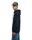 The Quiksilver Mens Bob Marley Concert Hoodie in Black Pigment