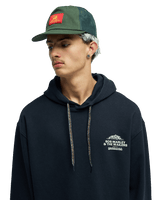 The Quiksilver Mens Bob Marley Concert Hoodie in Black Pigment