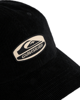 The Quiksilver Mens Decades Cord Cap in Black