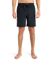 The Quiksilver Mens Taxer Amphibian Boardshorts in Black