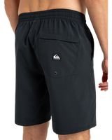 The Quiksilver Mens Taxer Amphibian Boardshorts in Black