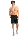 The Quiksilver Mens Taxer Amphibian Boardshorts in Black