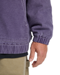 The Quiksilver Mens Mercury Straight Out Jacket in Purple Velvet