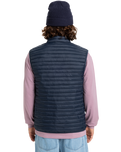 Scaly Gilet in Dark Navy