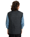 Scaly Gilet in Black
