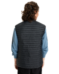 Scaly Gilet in Black