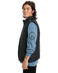 Scaly Gilet in Black