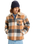 The Quiksilver Mens DNA Sherpa Harrington Jacket in Almond Sherpa Harrington
