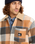 The Quiksilver Mens DNA Sherpa Harrington Jacket in Almond Sherpa Harrington