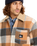 The Quiksilver Mens DNA Sherpa Harrington Jacket in Almond Sherpa Harrington
