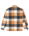 The Quiksilver Mens DNA Sherpa Harrington Jacket in Almond Sherpa Harrington