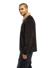 The Quiksilver Mens Sherpa Harrington Jacket in Tarmac