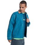 Shaper Pad Jacket in Dark Denim