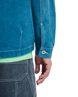 Shaper Pad Jacket in Dark Denim
