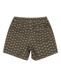 The Quiksilver Mens Surfsilk Scallop Volley Shorts in Florever Grape Leaf
