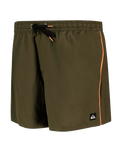 Surfsilk Piped Volley Shorts in Grape Leaf