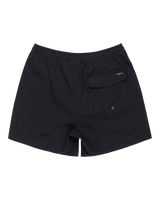 The Quiksilver Mens Surfsilk Solid Volley Shorts in Black