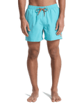 Everyday Solid Volley Shorts in Aqua