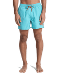 Everyday Solid Volley Shorts in Aqua