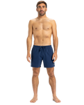 The Quiksilver Mens Everyday Solid Volley Shorts in Estate Blue