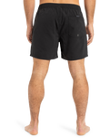 The Quiksilver Mens Everyday Solid Volley Shorts in Black