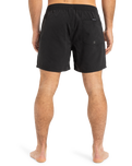 The Quiksilver Mens Everyday Solid Volley Shorts in Black