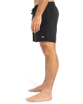 The Quiksilver Mens Everyday Solid Volley Shorts in Black