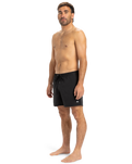 The Quiksilver Mens Everyday Solid Volley Shorts in Black