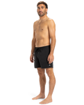 The Quiksilver Mens Everyday Solid Volley Shorts in Black