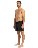 The Quiksilver Mens Everyday Solid Volley Shorts in Black