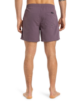 The Quiksilver Mens Everyday Solid Volley Shorts in Vintage Violet