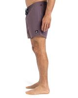 The Quiksilver Mens Everyday Solid Volley Shorts in Vintage Violet