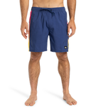The Quiksilver Mens Everyday Holmes Volley Shorts in Estate Blue Holmes