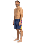 The Quiksilver Mens Everyday Holmes Volley Shorts in Estate Blue Holmes