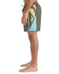 The Quiksilver Mens Everyday Holmes Volley Shorts in Grape Leaf Holmes