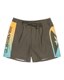 The Quiksilver Mens Everyday Holmes Volley Shorts in Grape Leaf Holmes