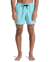 Everyday Printed Volley Shorts in Aqua Ocean Mayhem