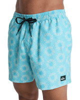 Everyday Printed Volley Shorts in Aqua Ocean Mayhem