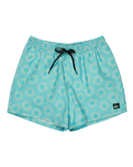 Everyday Printed Volley Shorts in Aqua Ocean Mayhem
