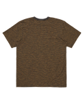 The Quiksilver Mens Kentin Pocket T-Shirt in Black Kentin Stripes