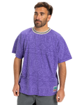 The Quiksilver Mens Global Heat T-Shirt in Global Heat Dusted Peri