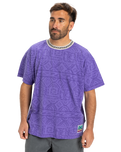 The Quiksilver Mens Global Heat T-Shirt in Global Heat Dusted Peri