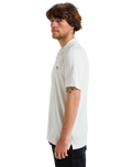 The Quiksilver Mens Stretch Polo Shirt in Snow White