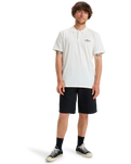 The Quiksilver Mens Stretch Polo Shirt in Snow White