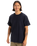The Quiksilver Mens Slub Roundneck T-Shirt in Dark Navy
